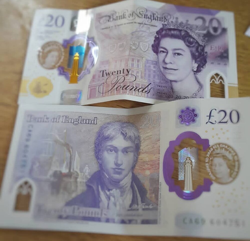 Buy Counterfeit GBP 20 Bills for Sale on the Darkweb